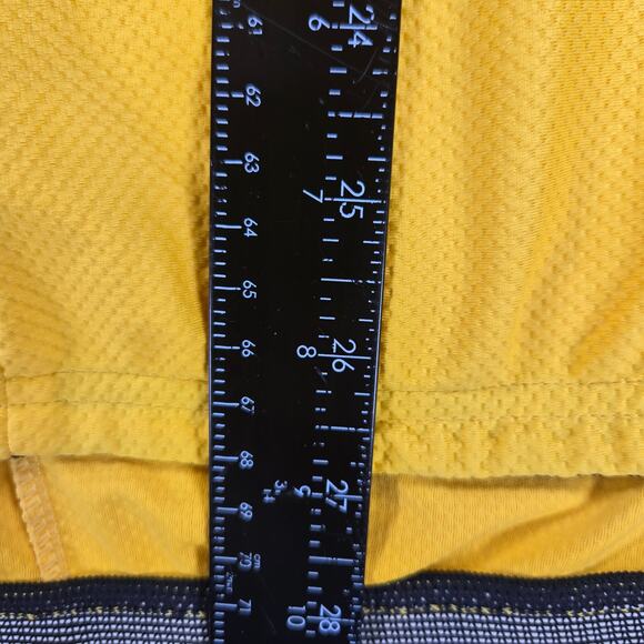 Nike Dri-Fit Yellow Short Sleeve Bike Cycling Zip Up Jersey Men's‎ Size XL - Picture 4 of 9